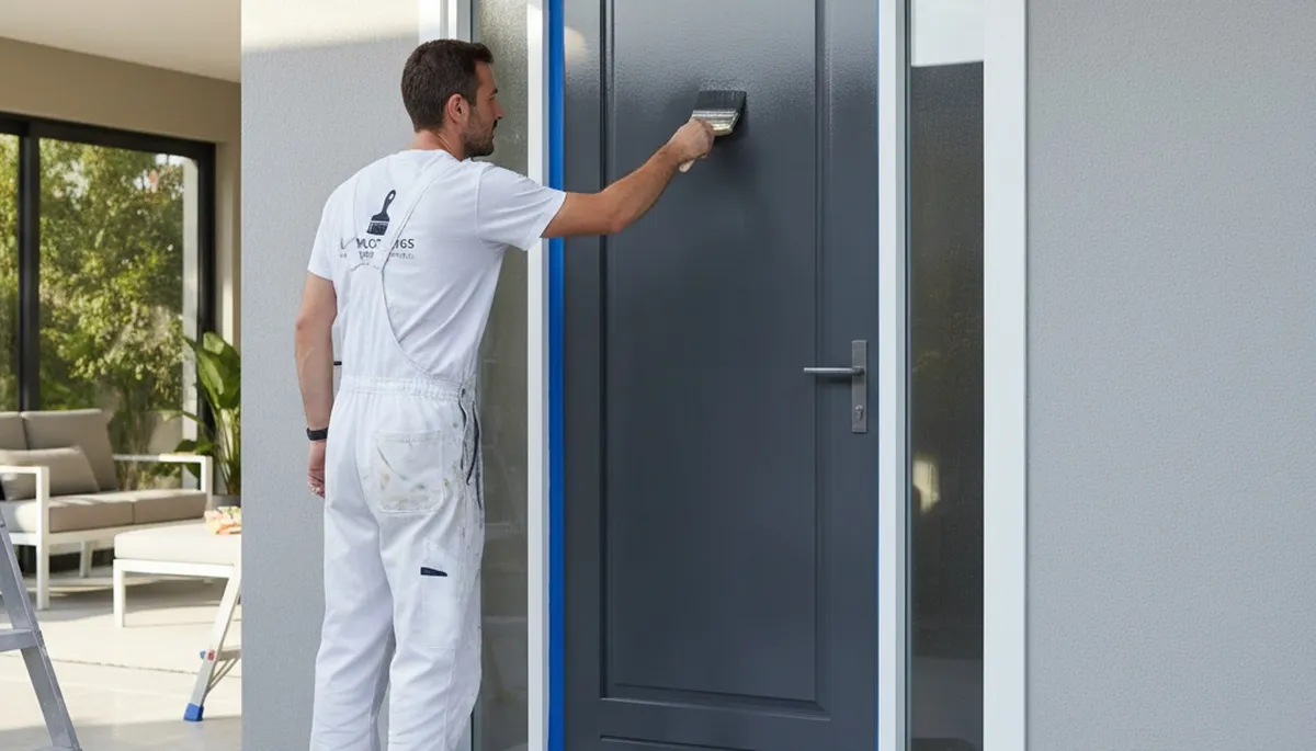 Professional door painting and refinishing by expert house painters in Fort Worth, TX