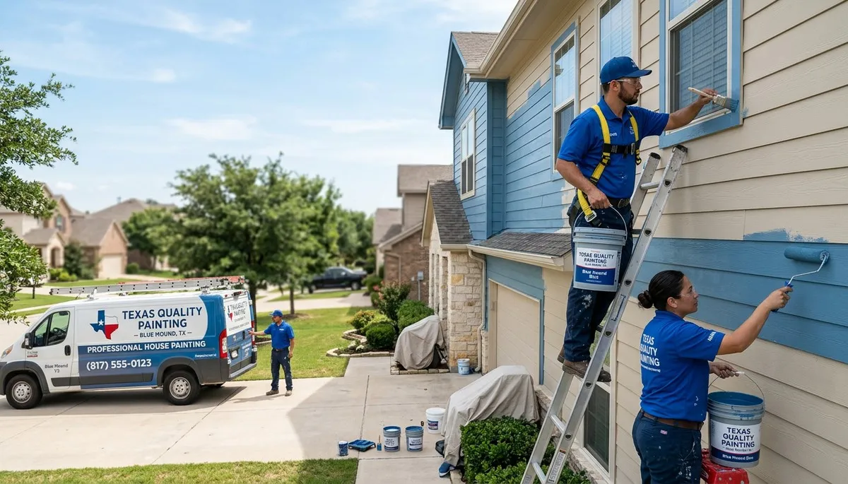 Professional house painting service in Fort Worth TX by local exterior and interior painters