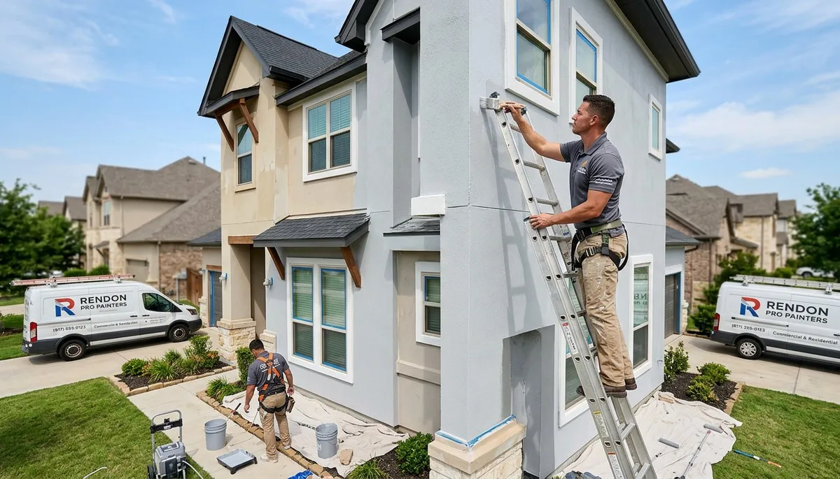 Professional house painters in Fort Worth TX providing exterior and interior painting services