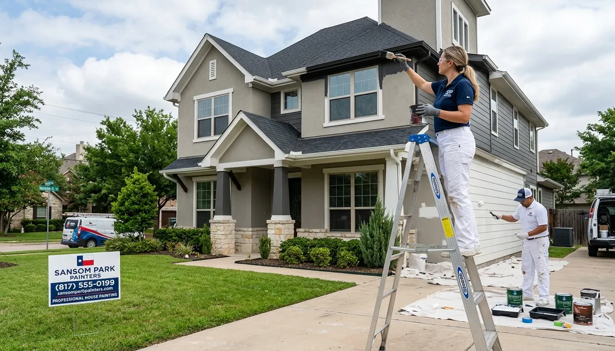 Professional house painting service in Fort Worth TX by expert local painters
